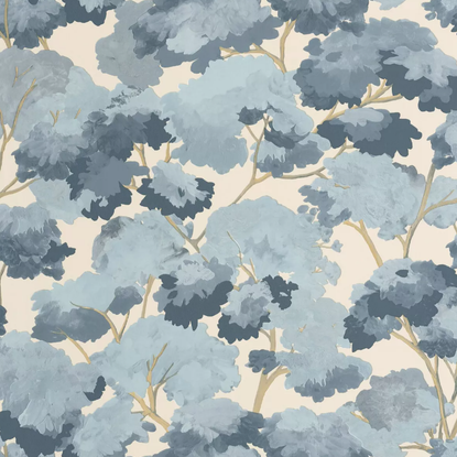 Été bleu beige Collection Balade Papier peint Caselio