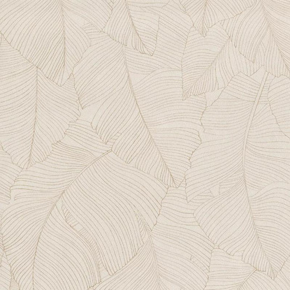 Vegetalia sépia beige Collection Borneo Papier peint Caselio