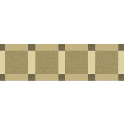 Square border vert olive Collection Line up Papier peint frise Caselio