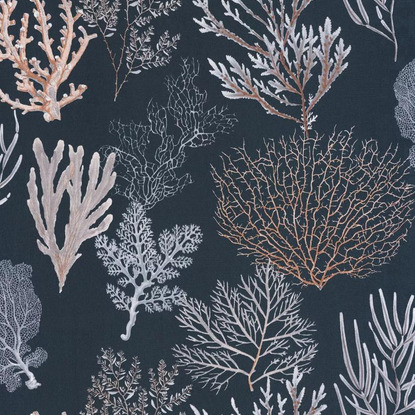 Corail bleu océan Collection Seaside Papier peint Casadeco