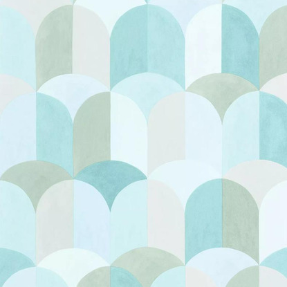 Bandol bleu océan Collection Azur Papier peint Caselio
