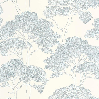 La Ciotat blanc bleu azur Collection Azur Papier peint Caselio