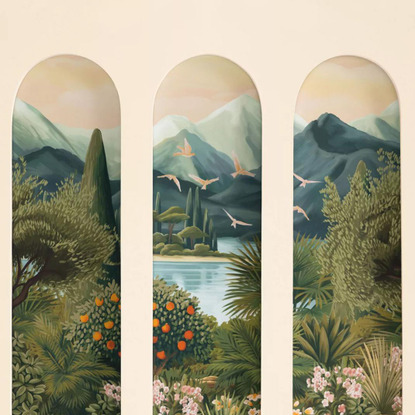 Landscape arch Collection Reliefs Papier peint panoramique Caselio