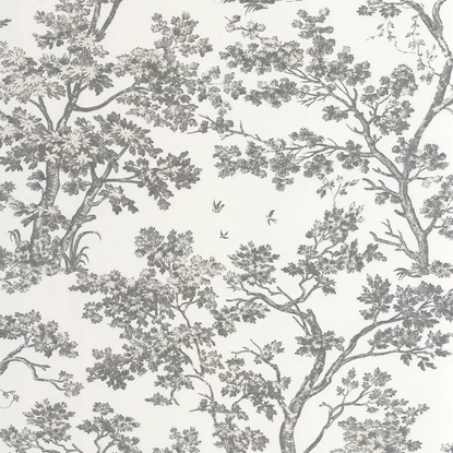 Arbre noir fusain Collection Les belles toiles de Jouy 2 Casadeco