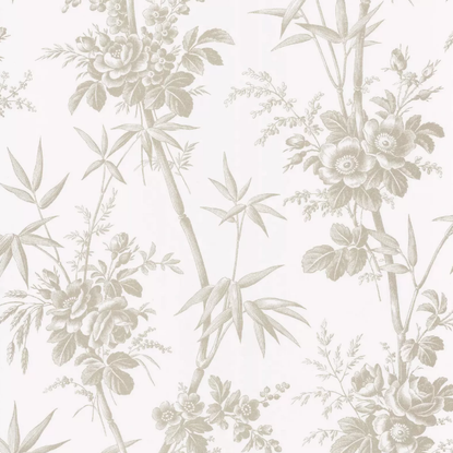 Flânerie taupe Collection Les belles toiles de Jouy 2 Casadeco
