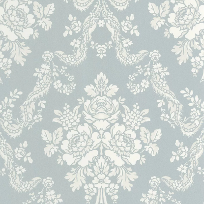 Bouquet Pompadour bleu doux Collection Les belles toiles de Jouy 2 Casadeco