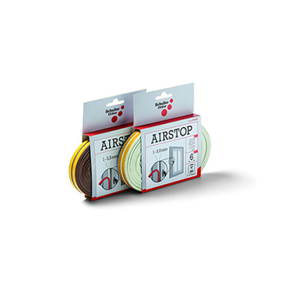 Joint de calfeutrage Air Stop E blanc intervalle 1 mm - 3,5 mm Schuller Eh'klar
