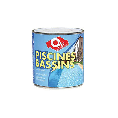 Peinture Piscine Solvantée 0.5 litre blanc Oxi