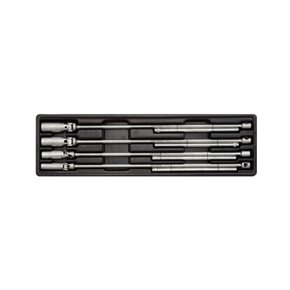 Jeu de 4 clés à bougies articulées 12 pans avec poignée en T KS Tools