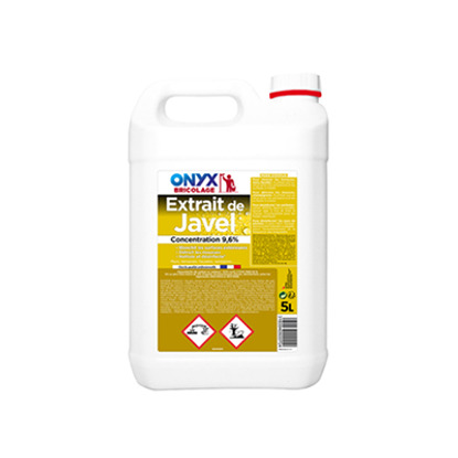 Extrait de javel 9,6% 5L Onyx