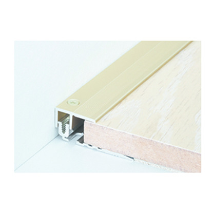 Seuil bordure PPS, longueur 2.70m, alu incolore, Romus