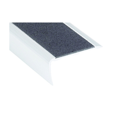 Nez de marche grand trafic bord sifflet, alu brut, longueur 3m, Romus