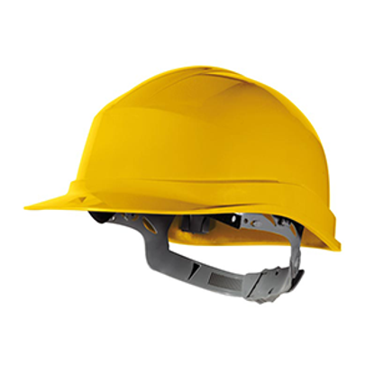 Casque de chantier jaune L'Outil Parfait