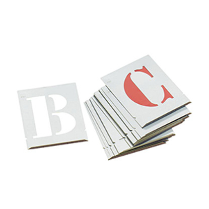 Pochoir alphabet métal mince 30 mm L'Outil Parfait