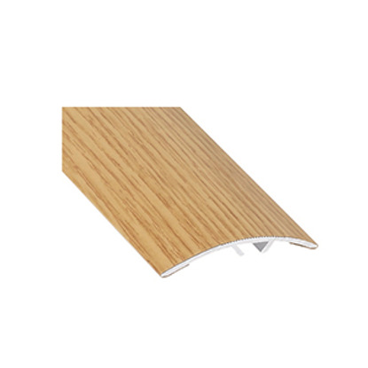 Seuil invisifix evolution 38mm, alu chêne, longueur 0.90m, Romus
