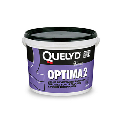 Colle revêtements muraux Quelyd Optima 2 5 kg