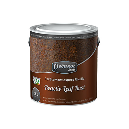 Revêtement aspect rouille Reactiv Leaf Rust 0.5L Owatrol Spirit
