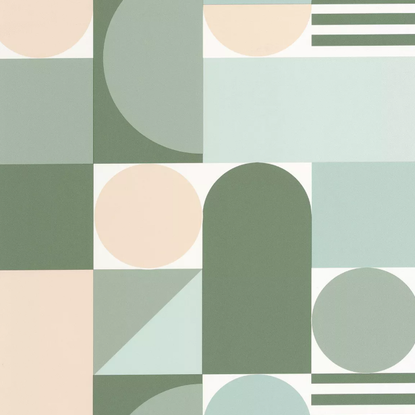 Limit vert herbier Collection Outlines Papier peint Caselio