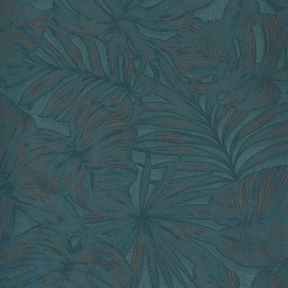 Granada bleu canard Collection Nicaragua Papier peint Casadeco