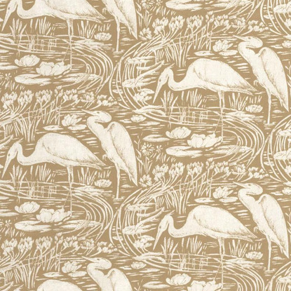Euphrate beige raphia Collection Babylone Papier peint Casadeco