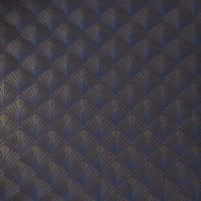 Nereides bleu roi/doré Collection Magnitude - Textures Papier peint Casamance