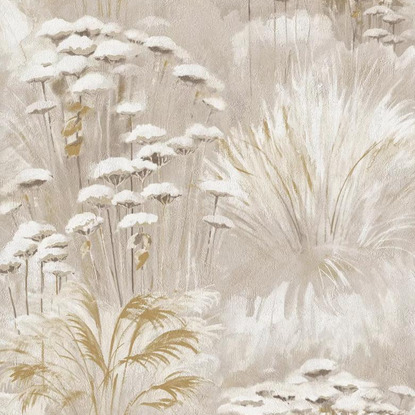 Oyat beige lin Collection Sentier des dunes Papier peint Casadeco