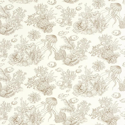 Côte sauvage mordoré Collection Seaside Papier peint Casadeco