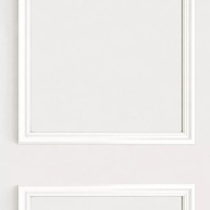 L' haussmannien blanc antique Collection Moulures & Co Papier peint Casadeco