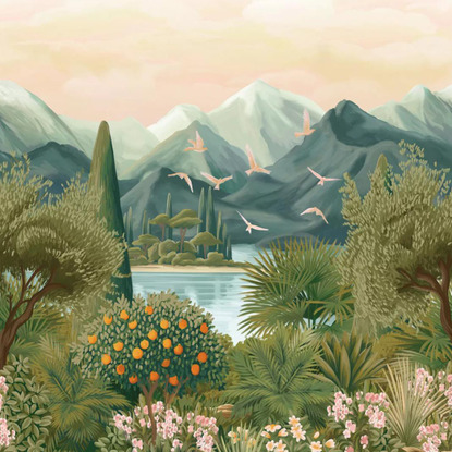 Landscape Collection Reliefs Papier peint panoramique Caselio