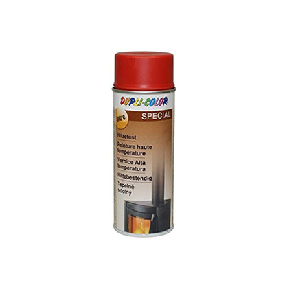 Peinture haute température 300°C rouge 400mL Dupli-Color